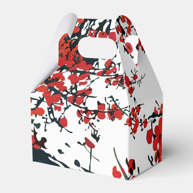 Caixinha De Lembrancinhas Sakura Favor Box (Verso)