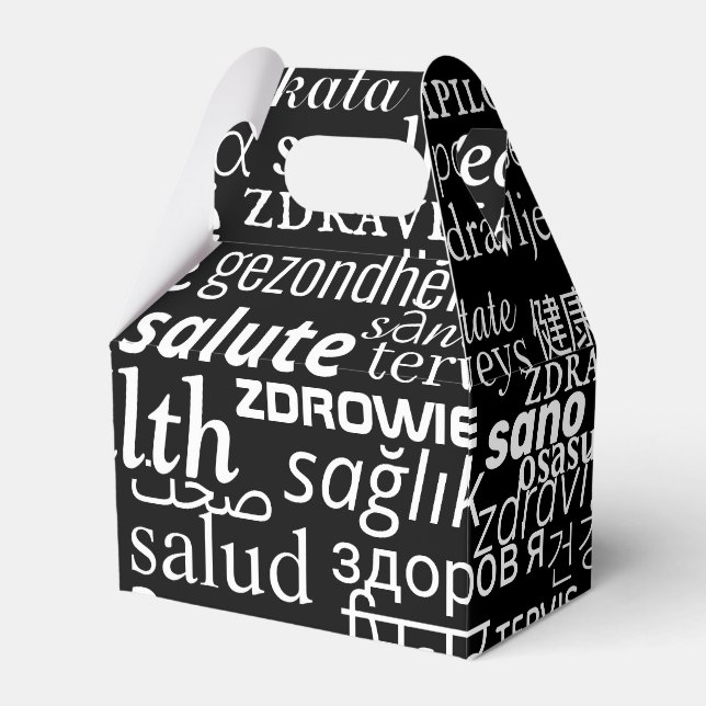 Caixinha De Lembrancinhas Saúde - Multi-Language International - Seja saudáv (Frente)