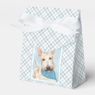 Caixinha De Lembrancinhas Scottish Terrier Wheaten Dog Painting