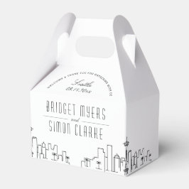 Caixinha De Lembrancinhas Seattle, Washington | Casamento Skyline Cidade