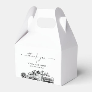 Caixinha De Lembrancinhas Seattle Wedding Personalised Favor Box