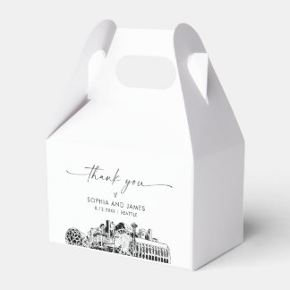 Caixinha De Lembrancinhas Seattle Wedding Personalised Favor Box