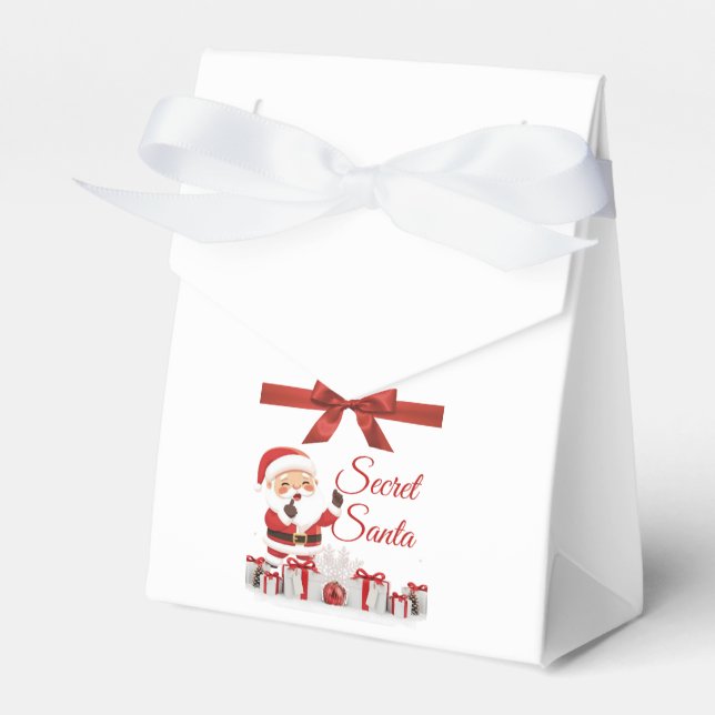 Caixinha De Lembrancinhas Secret Santa Gift Box (Frente)