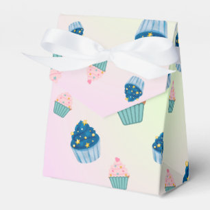 Caixinha De Lembrancinhas Segundo aniversário brilhante  de cupcake doce, gi