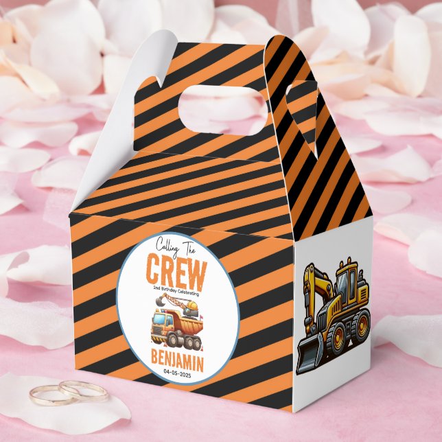 Caixinha De Lembrancinhas Segundo aniversário de Bombeiros de Construção (Casamento)