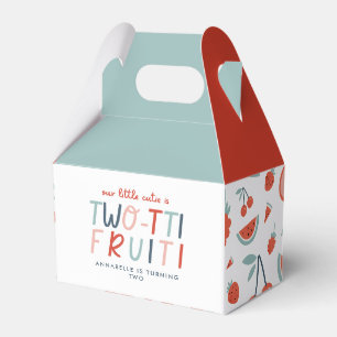 Caixinha De Lembrancinhas segundo aniversário fruta vermelha favorita da fes