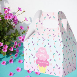 Caixinha De Lembrancinhas segundo aniversário sorvete