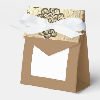 Caixinha De Lembrancinhas Sepia Marigolds