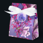 Caixinha De Lembrancinhas Sereia do Oceano Roxo<br><div class="desc">Detalhe do meu design "sereia do oceano roxo": o oceano roxo e corais vermelhos / Criei meu próprio mundo roxo onde há um oceano, lar de uma simpática sereia. Ela tem 2 melhores amigos: um pequeno caranguejo verde com um desenho especial em sua carapaça e uma baleia cujo nome é...</div>