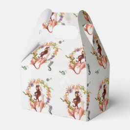 Caixinha De Lembrancinhas Sereia Náutica de Aquarela