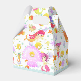 Caixinha De Lembrancinhas Sereias Brancas