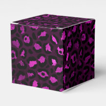 Série Design Leopardo Roxo e Dourado 5