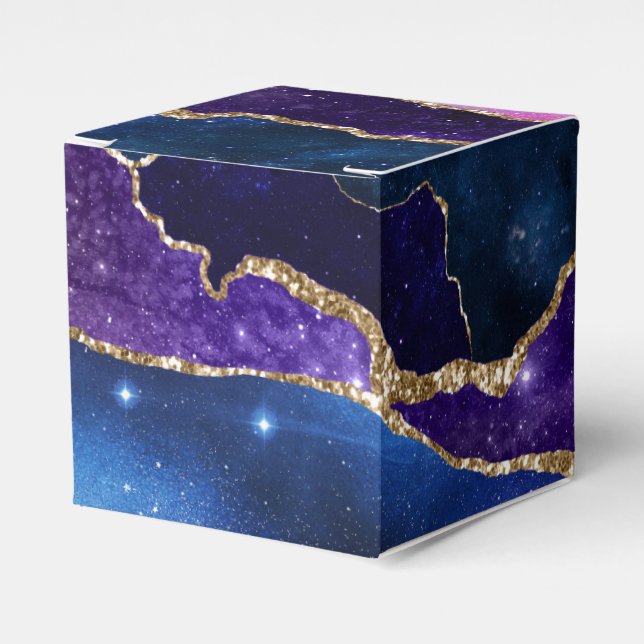 Caixinha De Lembrancinhas Série Galaxy Agate Design 13   (Frente)