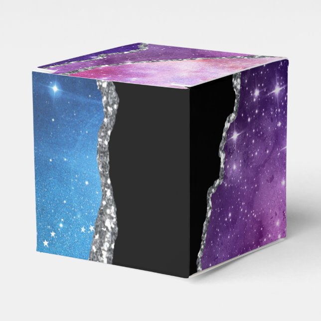 Caixinha De Lembrancinhas Série Galaxy Agate Design 7  (Frente)