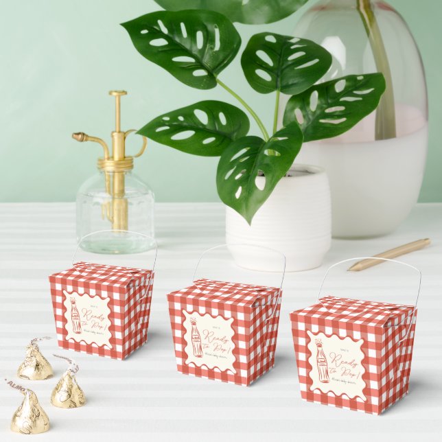 Caixinha De Lembrancinhas She’s ready to pop baby shower (Múltiplo)