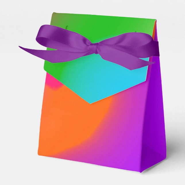 Caixinha De Lembrancinhas Sherbet Watercolor (Frente)