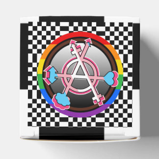Caixinha De Lembrancinhas Símbolo da Anarquia de Gênero, Emblema no Tabuleir