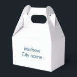 Caixinha De Lembrancinhas simples letra inicial monograma adicionar sua letr<br><div class="desc">design</div>