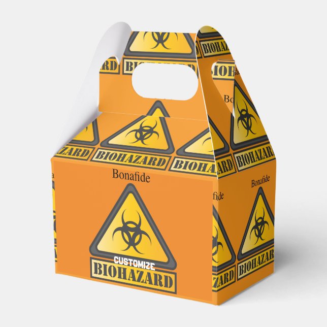 Caixinha De Lembrancinhas Sinal de Biohazard Autêntico Thunder_Cove (Frente)