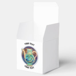 Caixinha De Lembrancinhas SINAL PERSONALIZADO DE ZODIAC Aquarius