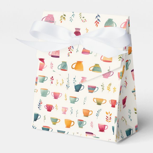 Caixinha De Lembrancinhas Sip Acontece: Brew-teaful Moments Await! (Frente)