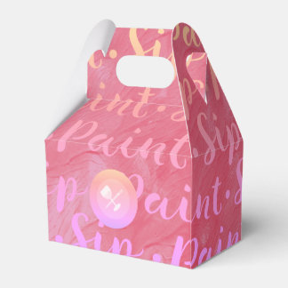 Caixinha De Lembrancinhas Sip & Paint