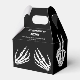 Caixinha De Lembrancinhas Skeleton Halloween Aniversário