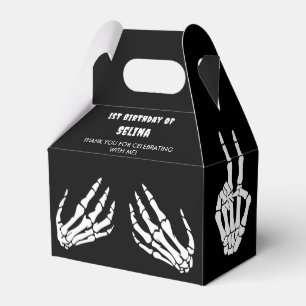 Caixinha De Lembrancinhas Skeleton Halloween Aniversário