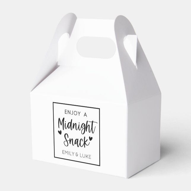 Caixinha De Lembrancinhas Snack Midnight Personalizado (Frente)