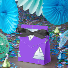 Caixinha De Lembrancinhas Snow Trees Elegant Winter