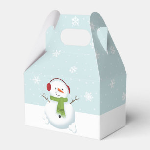 Caixinha De Lembrancinhas Snowman Holiday Cheer