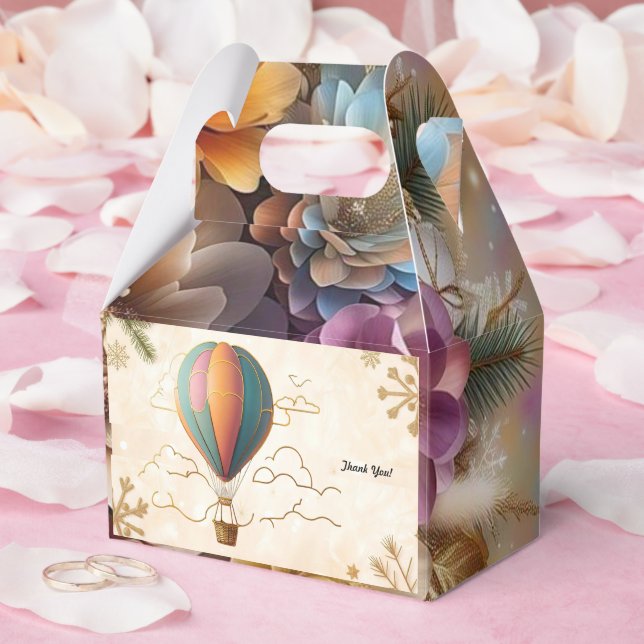 Caixinha De Lembrancinhas "Soar além dos limites" (Casamento)