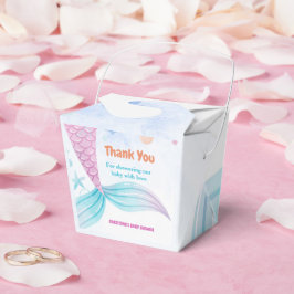 Caixinha De Lembrancinhas Sob o partido Sea Mermaid Chá de fraldas