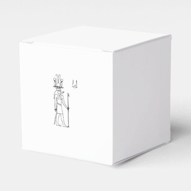Caixinha De Lembrancinhas Sobek Design Favor branco (Frente)