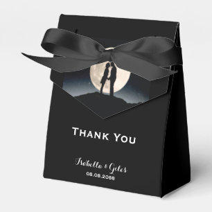 Caixinha De Lembrancinhas Sobre a lua e o casamento da noite estrelado