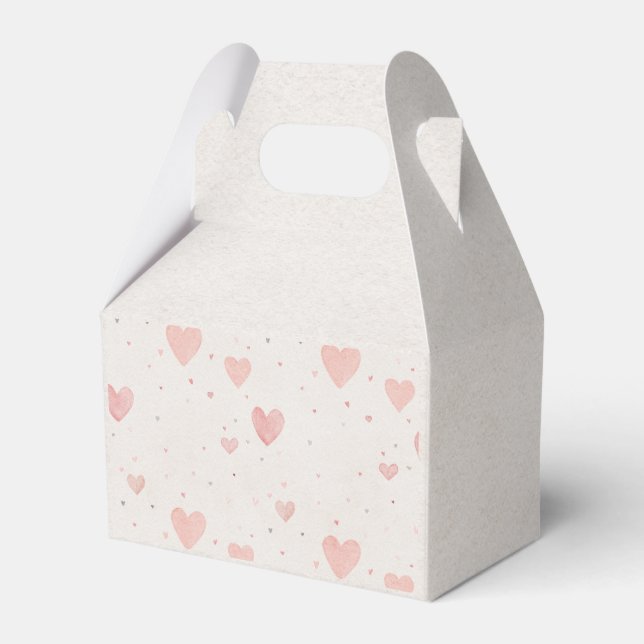 Caixinha De Lembrancinhas Soft Heart Pattern Favor Box (Frente)