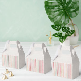 Caixinha De Lembrancinhas Soft Neutral Stripe Favor Box