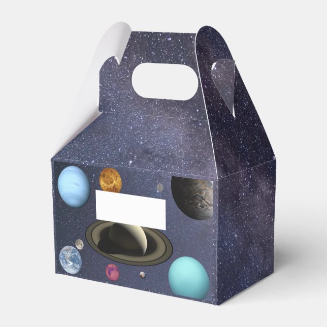 Caixinha De Lembrancinhas Solar system planets (Frente)