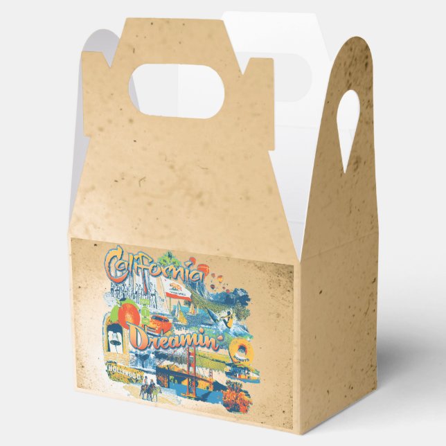 Caixinha De Lembrancinhas Sonho da Califórnia (Aberto)