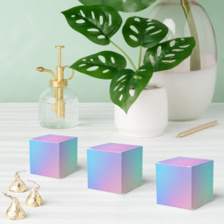 Caixinha De Lembrancinhas Sonho Pastel Holográfico