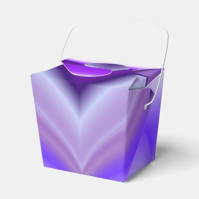 Caixinha De Lembrancinhas Sonhos de Arco-Íris de Flor Roxo (Frente)