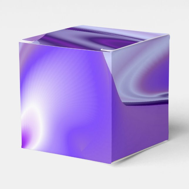 Caixinha De Lembrancinhas Sonhos de Arco-Íris de Flor Roxo (Frente)