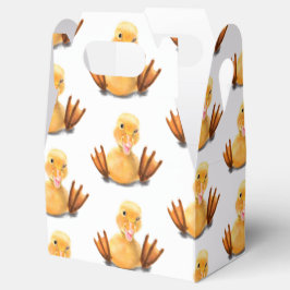 Caixinha De Lembrancinhas Sorriso de Piscar os olhos de Jogo Amarelo