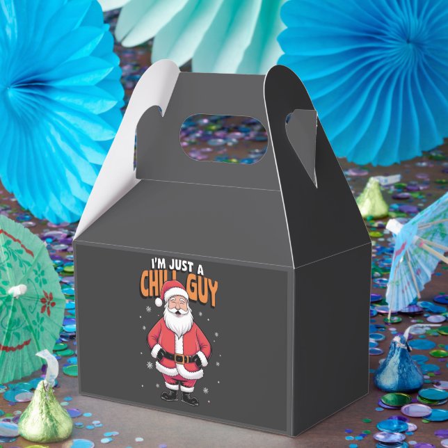 Caixinha De Lembrancinhas Sou apenas uma Cara de Natal Engraçado 2025 (Festa)