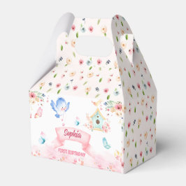 Caixinha De Lembrancinhas Souvenir Box  Birthday Butterfly Garden