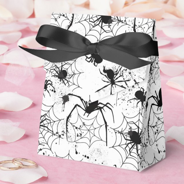 Caixinha De Lembrancinhas Spiderweb Pattern Halloween  (Casamento)