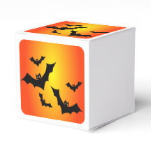 Spookeen Halloween Bats Orange Sky
