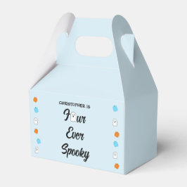 Caixinha De Lembrancinhas Spooky 4º aniversário