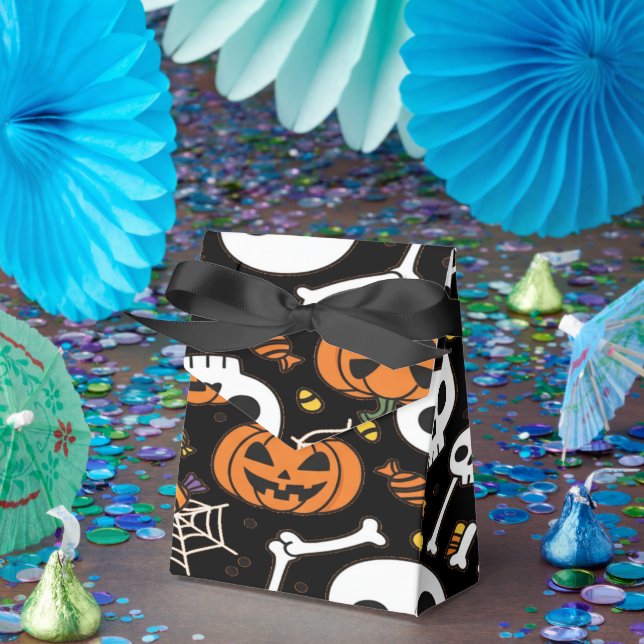 Caixinha De Lembrancinhas Spooky Bones And Skeletons For Halloween (Festa)