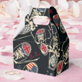 Caixinha De Lembrancinhas Sports Boots Fashion Pattern 